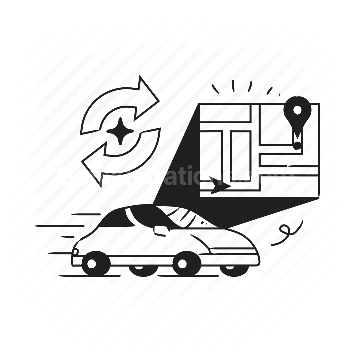 Transportation and Logistics illustration preview image
